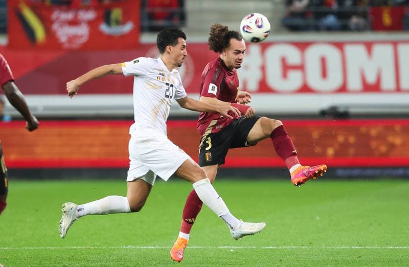 Football. FIFA World Cup Qualifiers. Belgium - North Macedonia. 10.10.2025