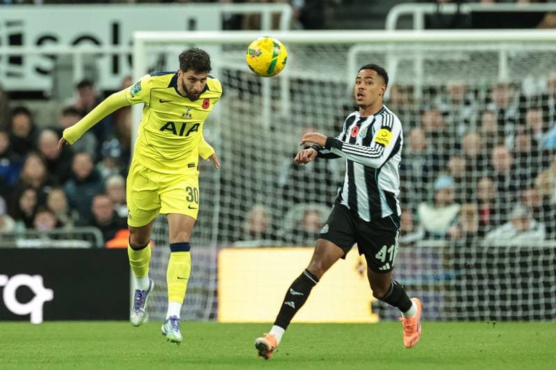 Football. Carabao Cup. Newcastle United - Tottenham Hotspur. 29.10.2025