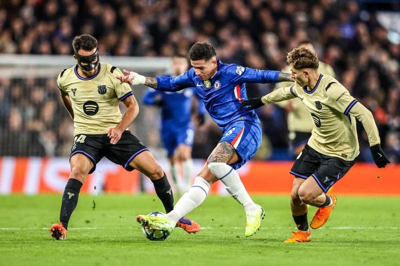Football. UEFA Champions League. Chelsea - Barcelona. 25.11.2025