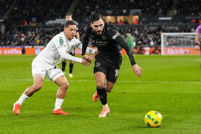 Football. Carabao Cup. Swansea City - Manchester City. 29.10.2025
