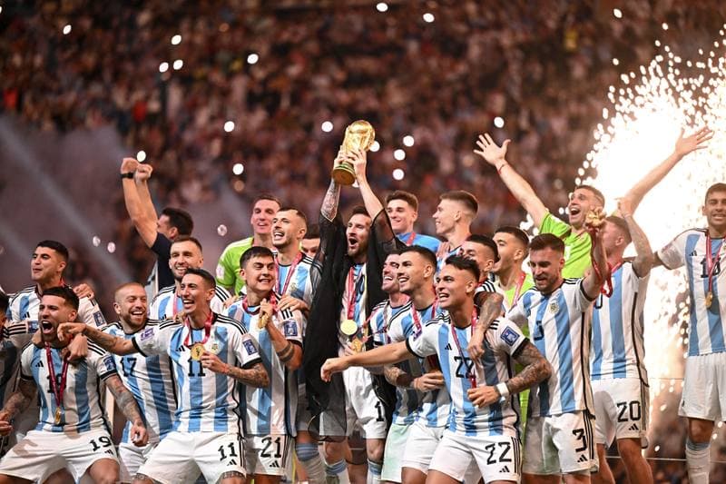 Football. FIFA World Cup. Argentina - France. 18.12.2022