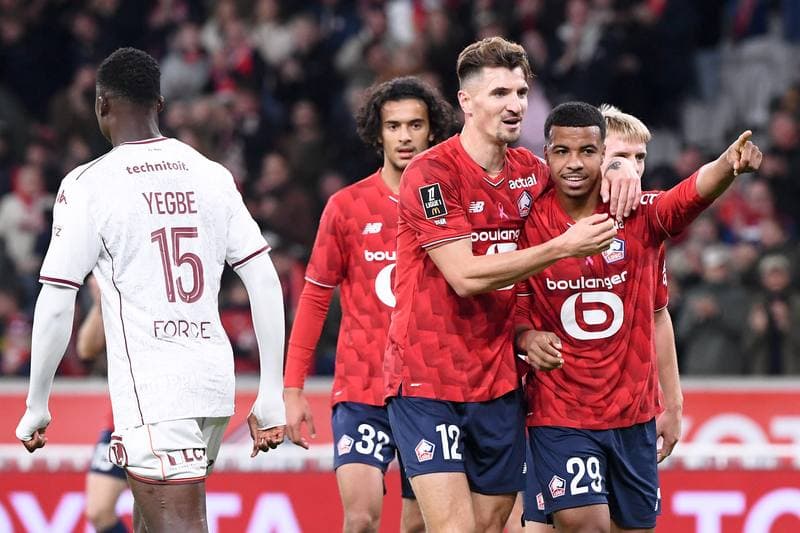 Football. Ligue 1 McDonald's. LOSC Lille - FC Metz. 26.10.2025
