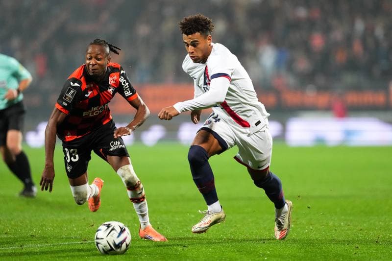 Football. Ligue 1. FC Lorient - Paris Saint-Germain. 29.10.2025