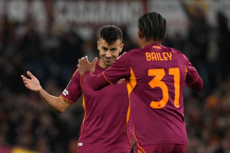 Football. UEFA Europa League. AS Roma - FC Midtjylland. 27.11.2025