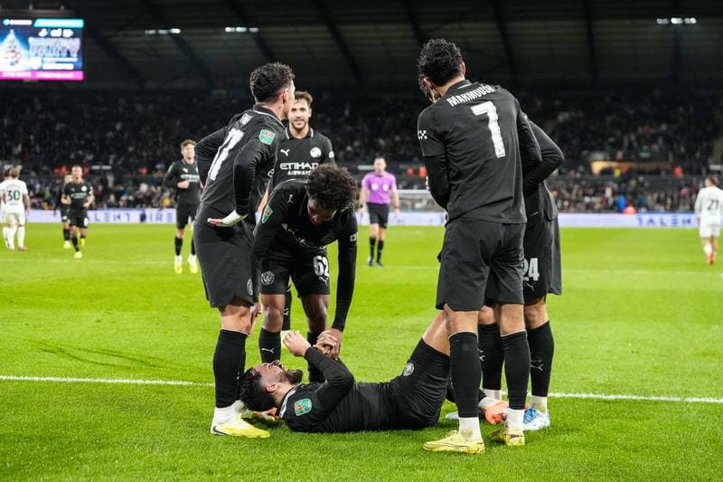 Football. Carabao Cup. Swansea City - Manchester City. 29.10.2025