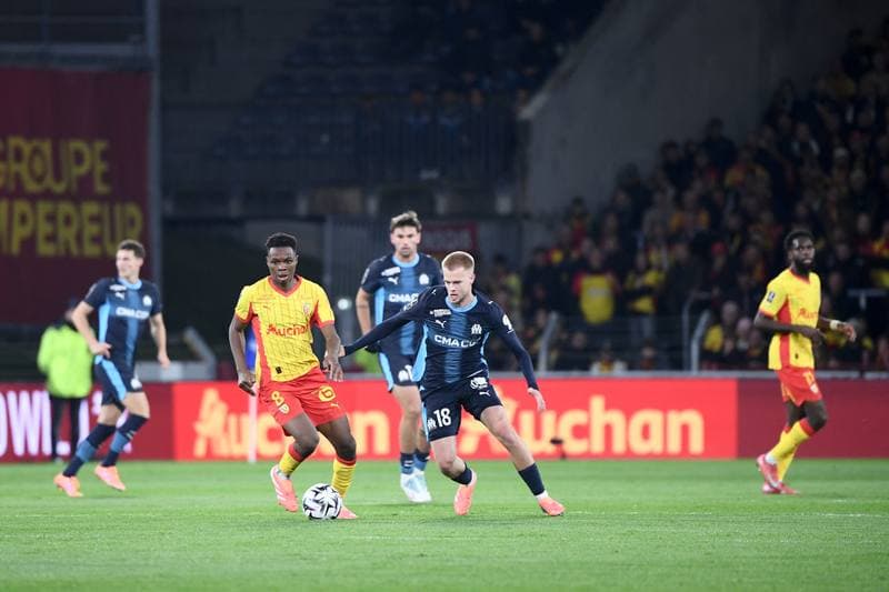 Football. Ligue 1 McDonald's. RC Lens - Olympique de Marseille. 25.10.2025