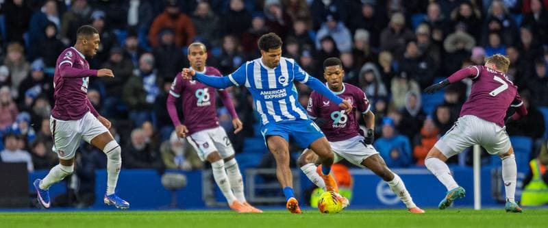 Football. Premier League. Brighton and Hove Albion - Burnley. 03.01.2026