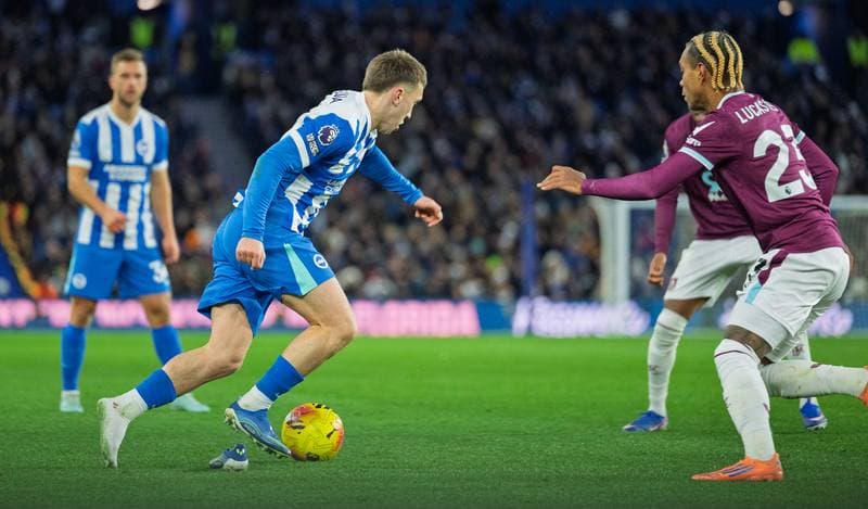 Football. Premier League. Brighton and Hove Albion - Burnley. 03.01.2026
