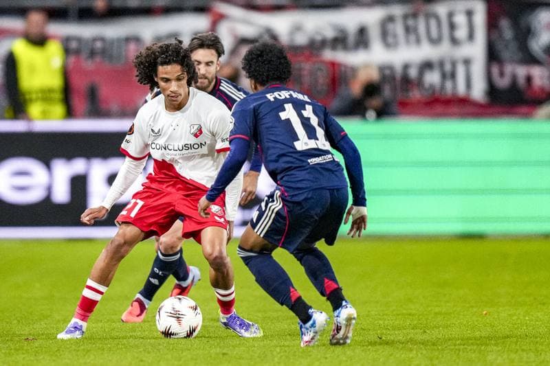 Football. UEFA Europa League. FC Utrecht - Olympique Lyon. 25.09.2025