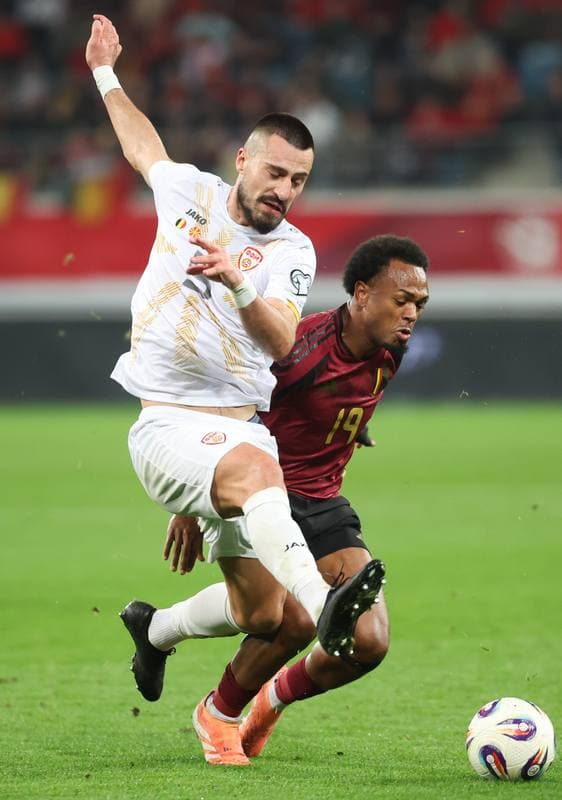 Football. FIFA World Cup Qualifiers. Belgium - North Macedonia. 10.10.2025