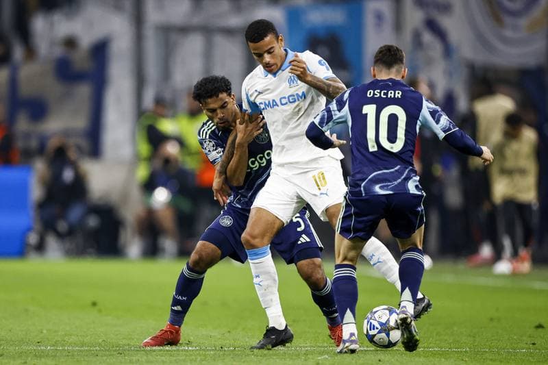 Football. UEFA Champions League. Olympique Marseille - Ajax. 30.09.2025