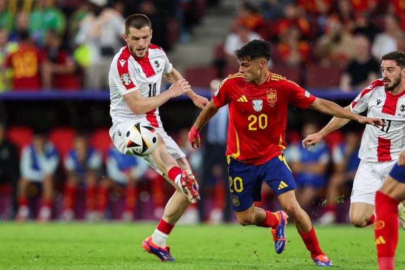 Football. UEFA EURO 2024. Spain - Georgia. 30.06.2024