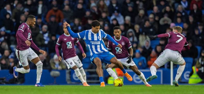 Football. Premier League. Brighton and Hove Albion - Burnley. 03.01.2026