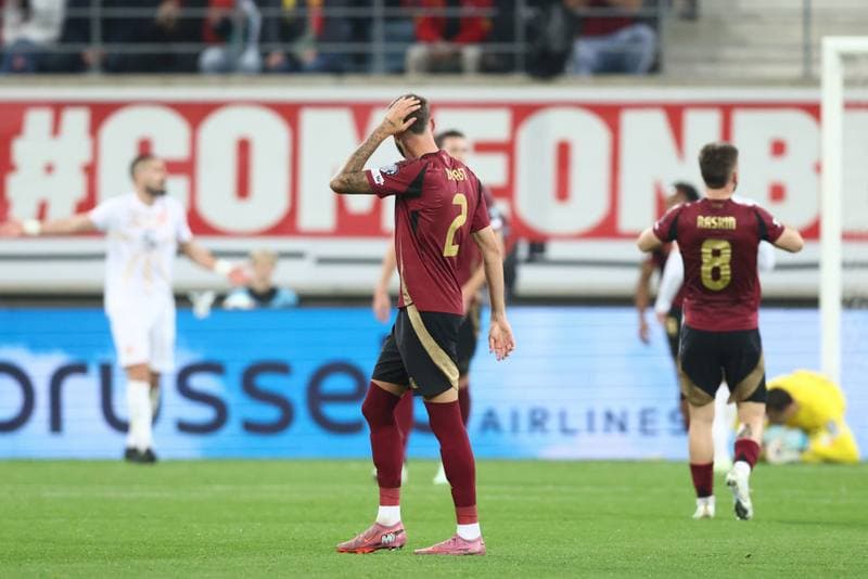 Football. FIFA World Cup Qualifiers. Belgium - North Macedonia. 10.10.2025