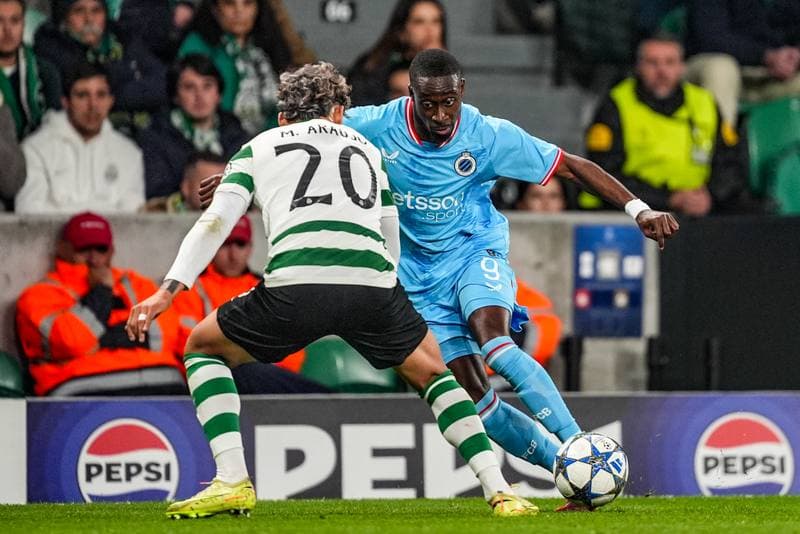 Football. UEFA Champions League. Sporting CP - Club Brugge. 26.11.2025