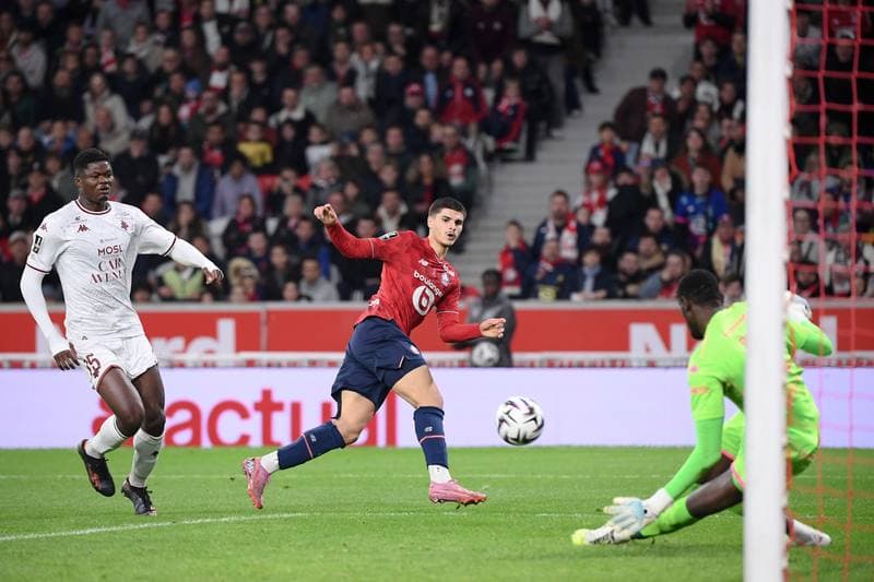 Football. Ligue 1 McDonald's. LOSC Lille - FC Metz. 26.10.2025