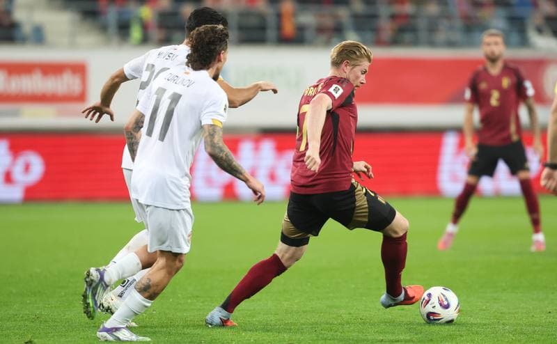 Football. FIFA World Cup Qualifiers. Belgium - North Macedonia. 10.10.2025