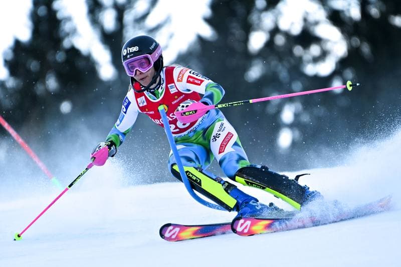 Alpine Skiing. Audi FIS World Cup. Women's Slalom. 04.01.2026