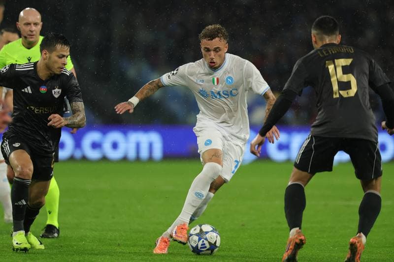 Football. UEFA Champions League. Napoli - Qarabag. 25.11.2025