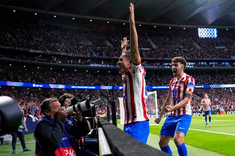 Football. UEFA Champions League. Atletico de Madrid - Eintracht Frankfurt. 30.09.2025