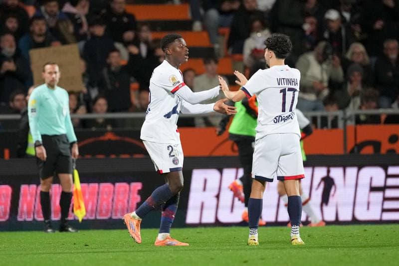 Football. Ligue 1. FC Lorient - Paris Saint-Germain. 29.10.2025