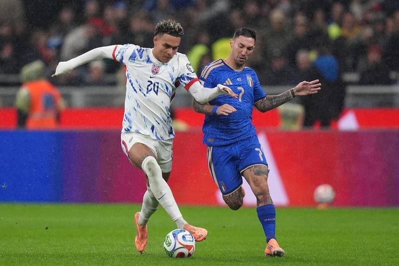 Football. FIFA World Cup Qualifiers. Italy - Norway. 16.11.2025