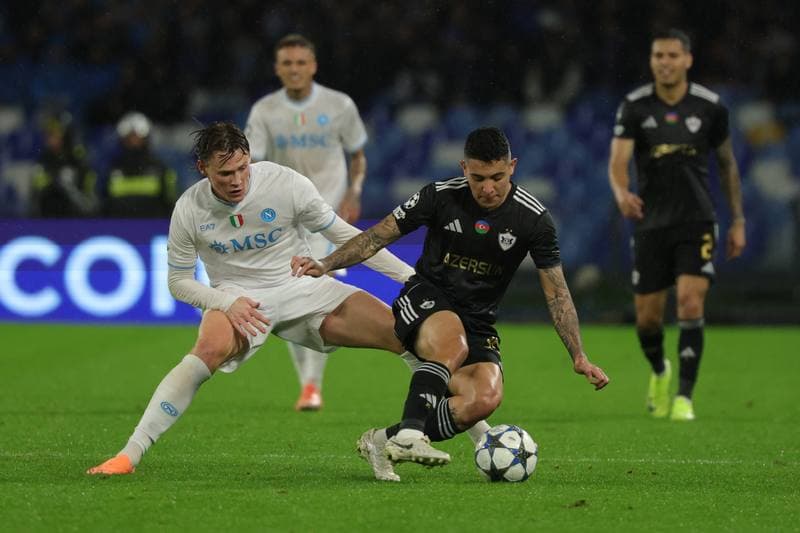 Football. UEFA Champions League. Napoli - Qarabag. 25.11.2025