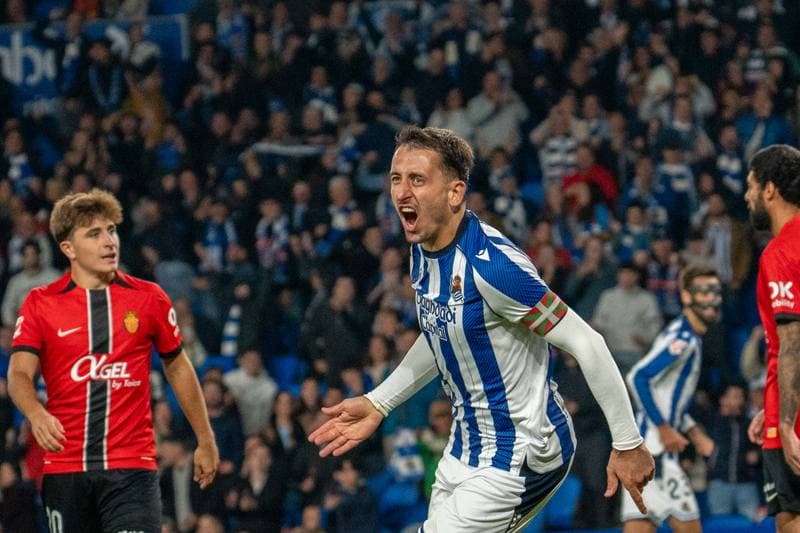 Football. La Liga. Real Sociedad - Mallorca. 16.03.2026