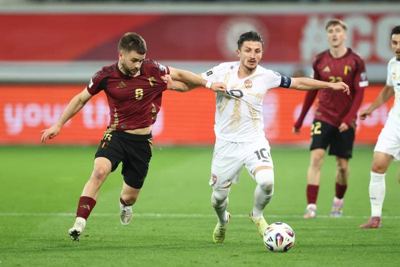 Football. FIFA World Cup Qualifiers. Belgium - North Macedonia. 10.10.2025