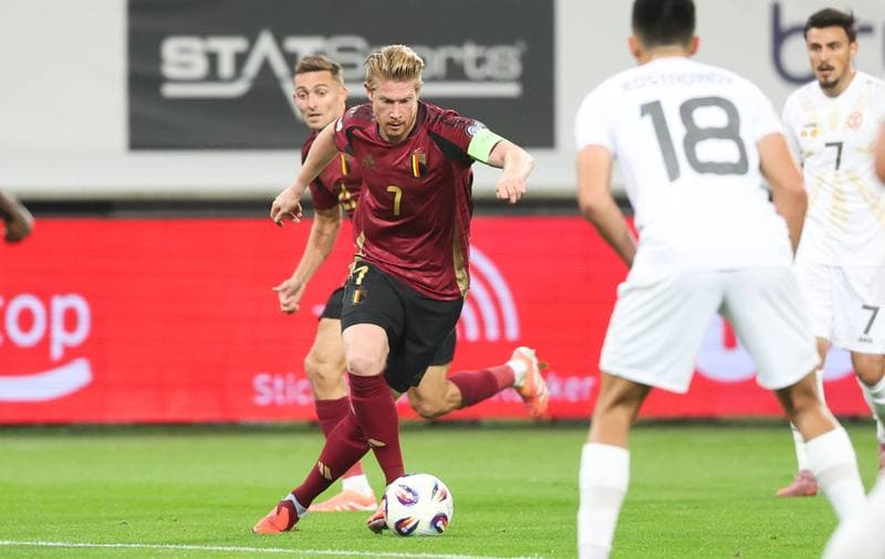 Football. FIFA World Cup Qualifiers. Belgium - North Macedonia. 10.10.2025