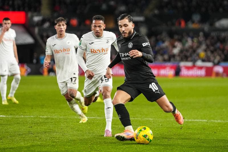 Football. Carabao Cup. Swansea City - Manchester City. 29.10.2025