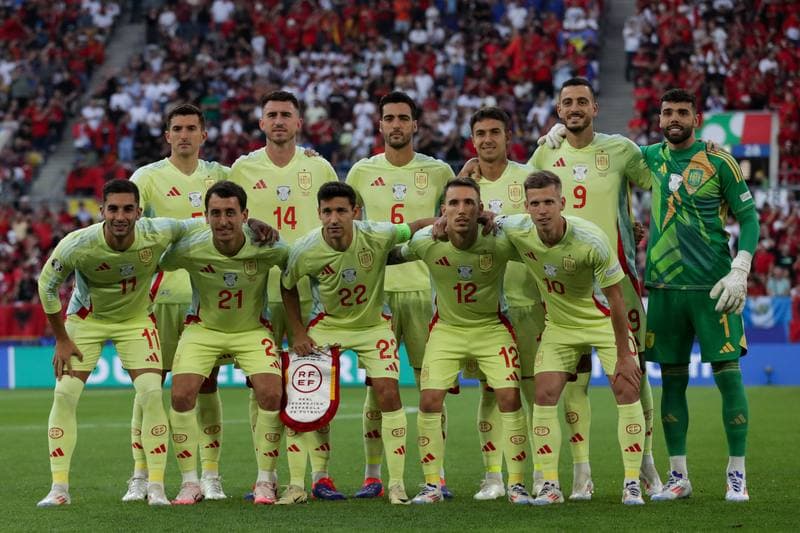 Football. UEFA EURO 2024. Albania - Spain. 24.06.2024