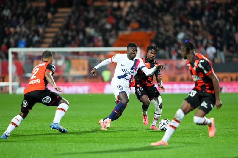 Football. Ligue 1. FC Lorient - Paris Saint-Germain. 29.10.2025