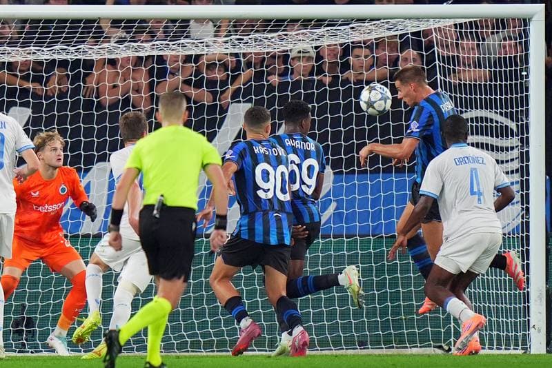 Football. UEFA Champions League. Atalanta - Club Brugge. 30.09.2025