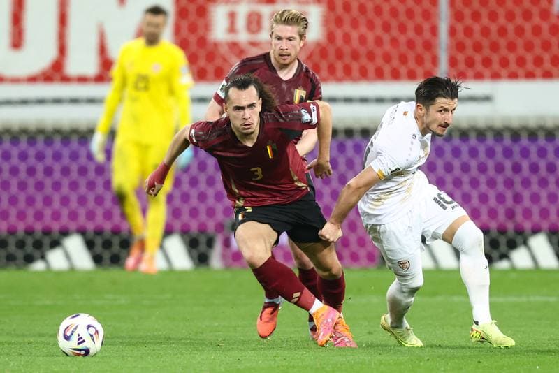 Football. FIFA World Cup Qualifiers. Belgium - North Macedonia. 10.10.2025