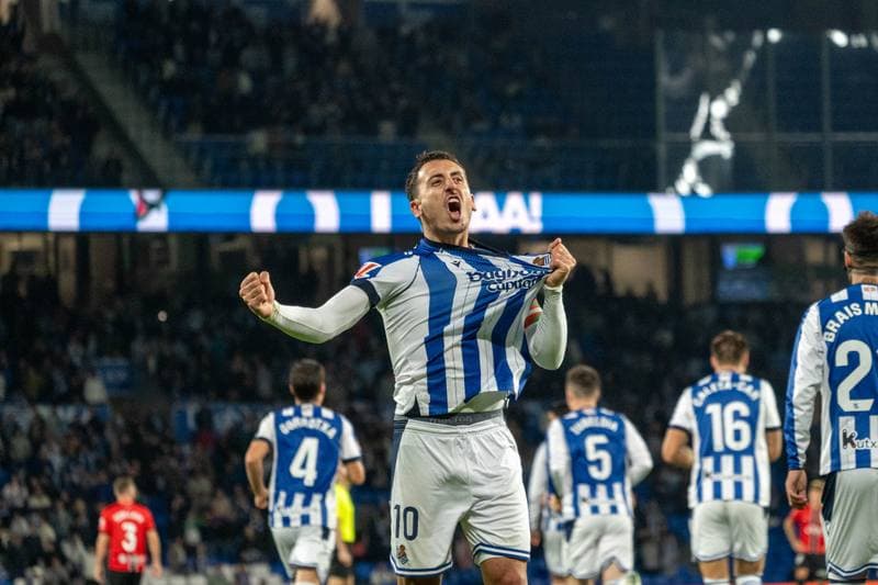 Football. La Liga. Real Sociedad - Mallorca. 16.03.2026