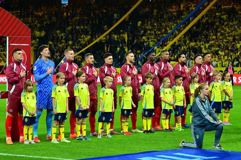 Football. Sweden. Press Conference. 10.10.2025