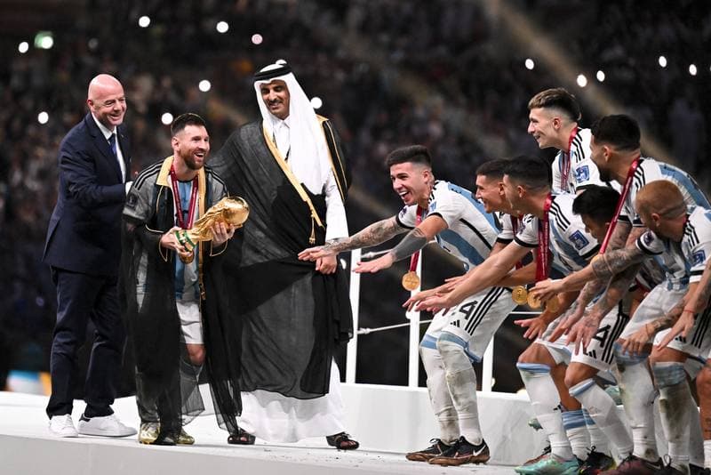 Football. FIFA World Cup. Argentina - France. 18.12.2022