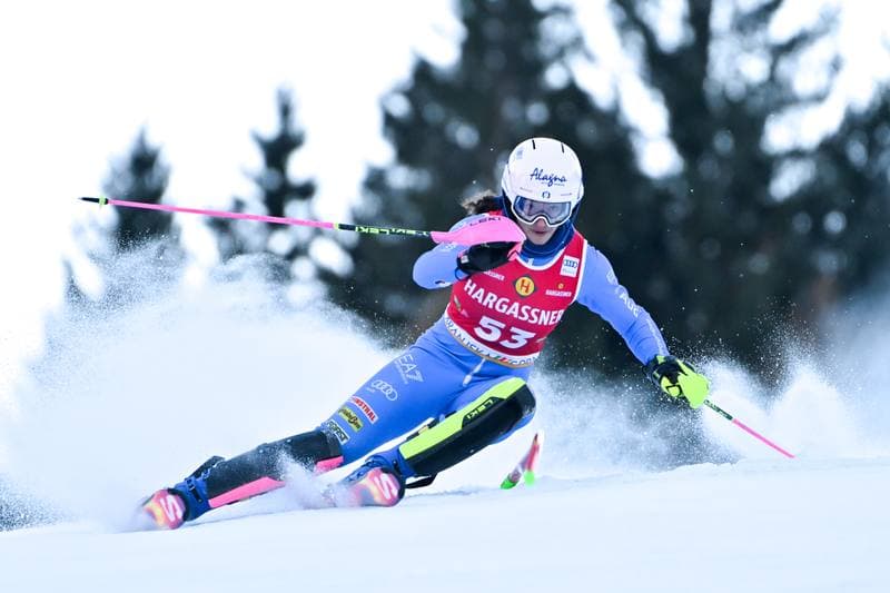 Alpine Skiing. Audi FIS World Cup. Women's Slalom. 04.01.2026
