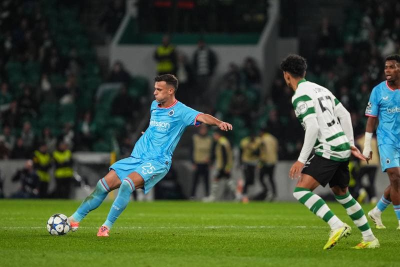 Football. UEFA Champions League. Sporting CP - Club Brugge. 26.11.2025