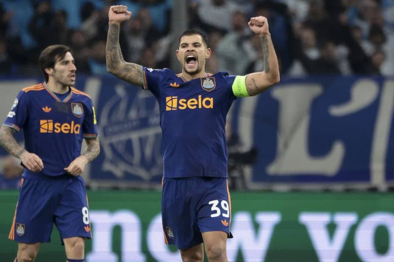 Football. UEFA Champions League. Olympique de Marseille - Newcastle United. 25.11.2025