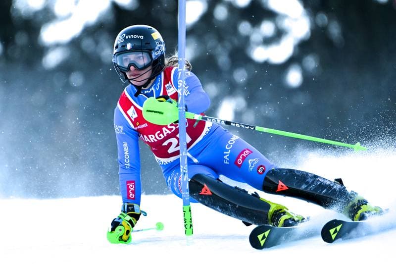 Alpine Skiing. Audi FIS World Cup. Women's Slalom. 04.01.2026