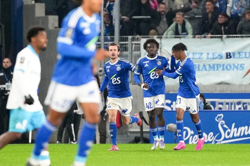 Football. Ligue 1. RC Strasbourg Alsace - Olympique de Marseille. 26.09.2025