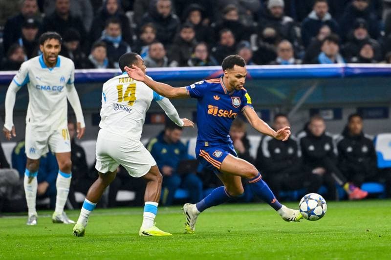 Football. UEFA Champions League. Olympique de Marseille - Newcastle United. 25.11.2025