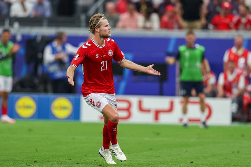 Football. UEFA EURO 2024. Denmark - England. 20.06.2024