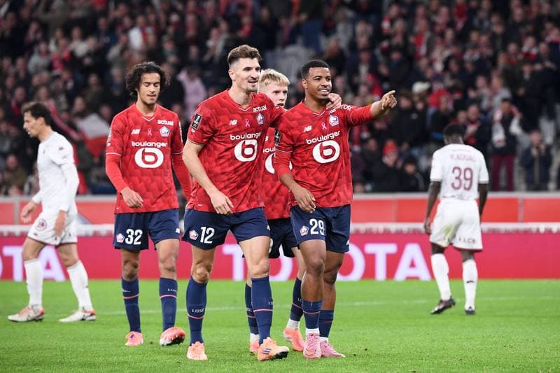 Football. Ligue 1 McDonald's. LOSC Lille - FC Metz. 26.10.2025