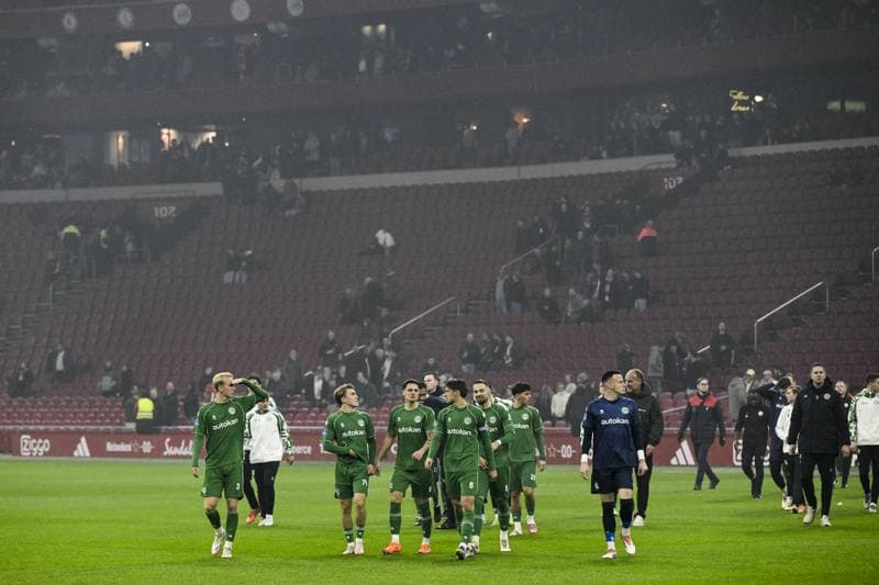 Football. Eredivisie. AFC Ajax - FC Groningen. 30.11.2025