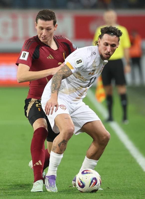 Football. FIFA World Cup Qualifiers. Belgium - North Macedonia. 10.10.2025