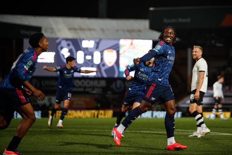 Football. Carabao Cup. Port Vale - Arsenal. 24.09.2025