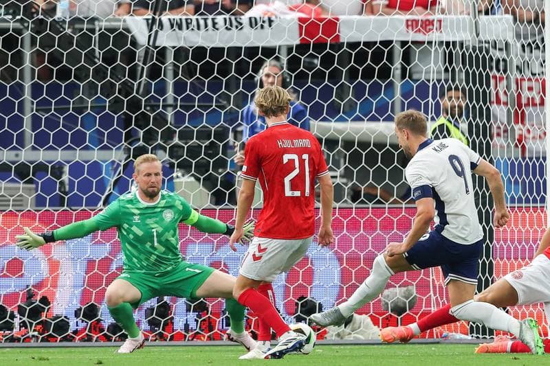 Football. UEFA EURO 2024. Denmark - England. 20.06.2024